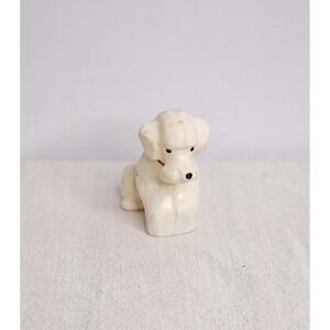 Vintage 1950s Plastic Poodle Ornament Toy Magnetic West Germany